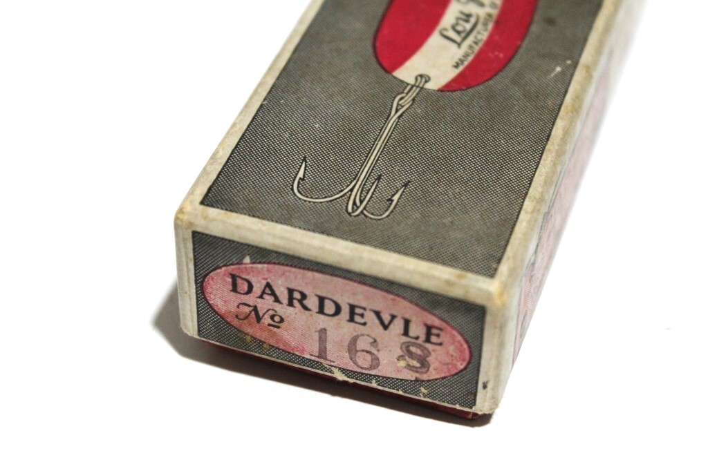 #s3666 USA EPPINGER DARDEVLEe pin ga-da-tebru spoon Old box entering #