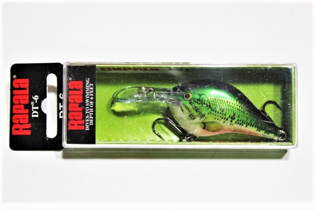 ■s2717 RAPALA DIVES-TO DT-6 ラパラ ダイブストゥ ボックス入り ベビーバス■デッドストック_画像1