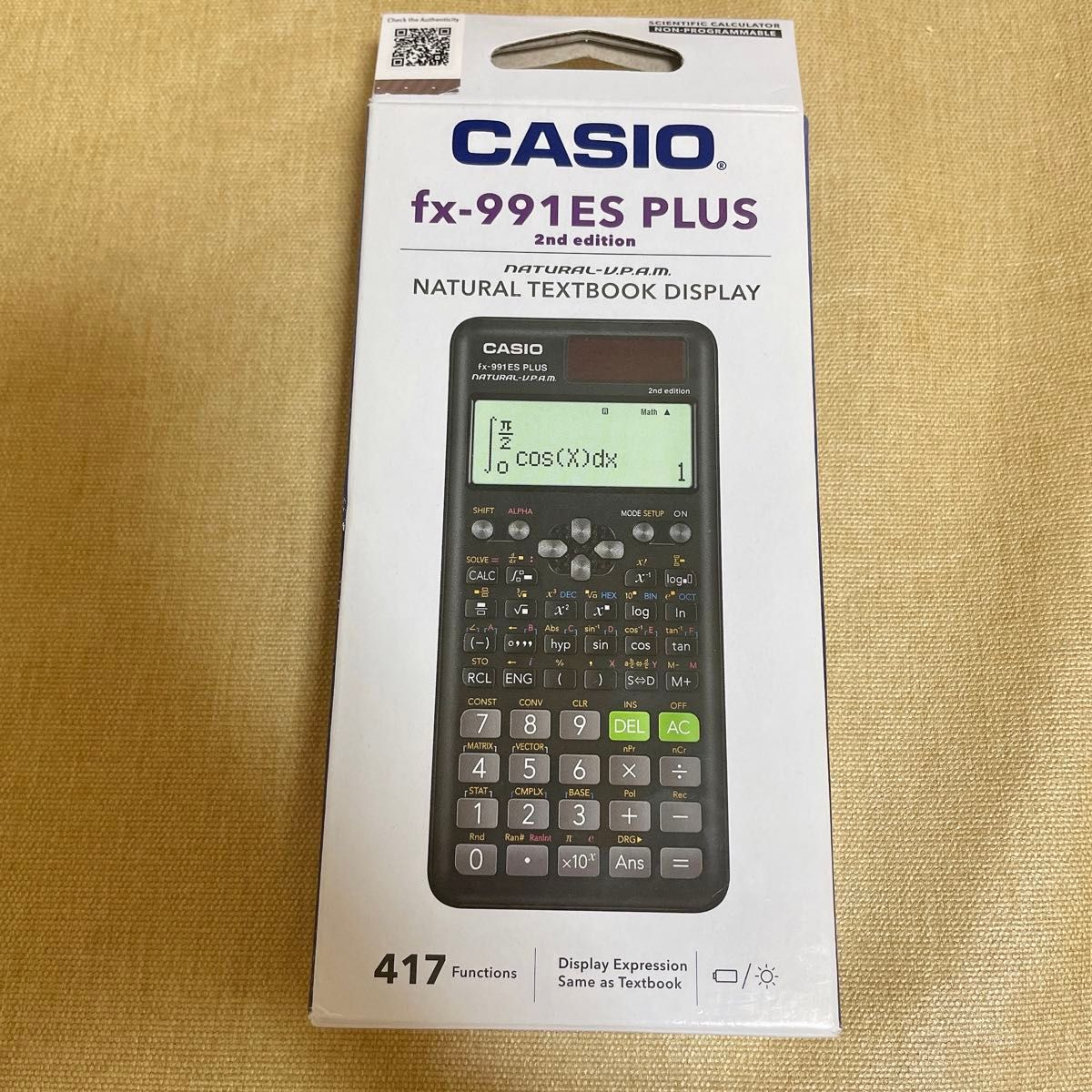 CASIO カシオ計算機 FX-991ES Plus-2nd Edition Scientific Calculator 関数電卓