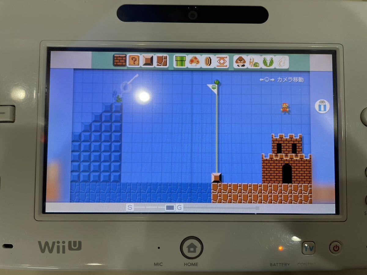 【2012年発売】任天堂 Nintendo WUP-010（JPN）Wii U シロ マインクラフト　ゲーム機　ゆ_画像4