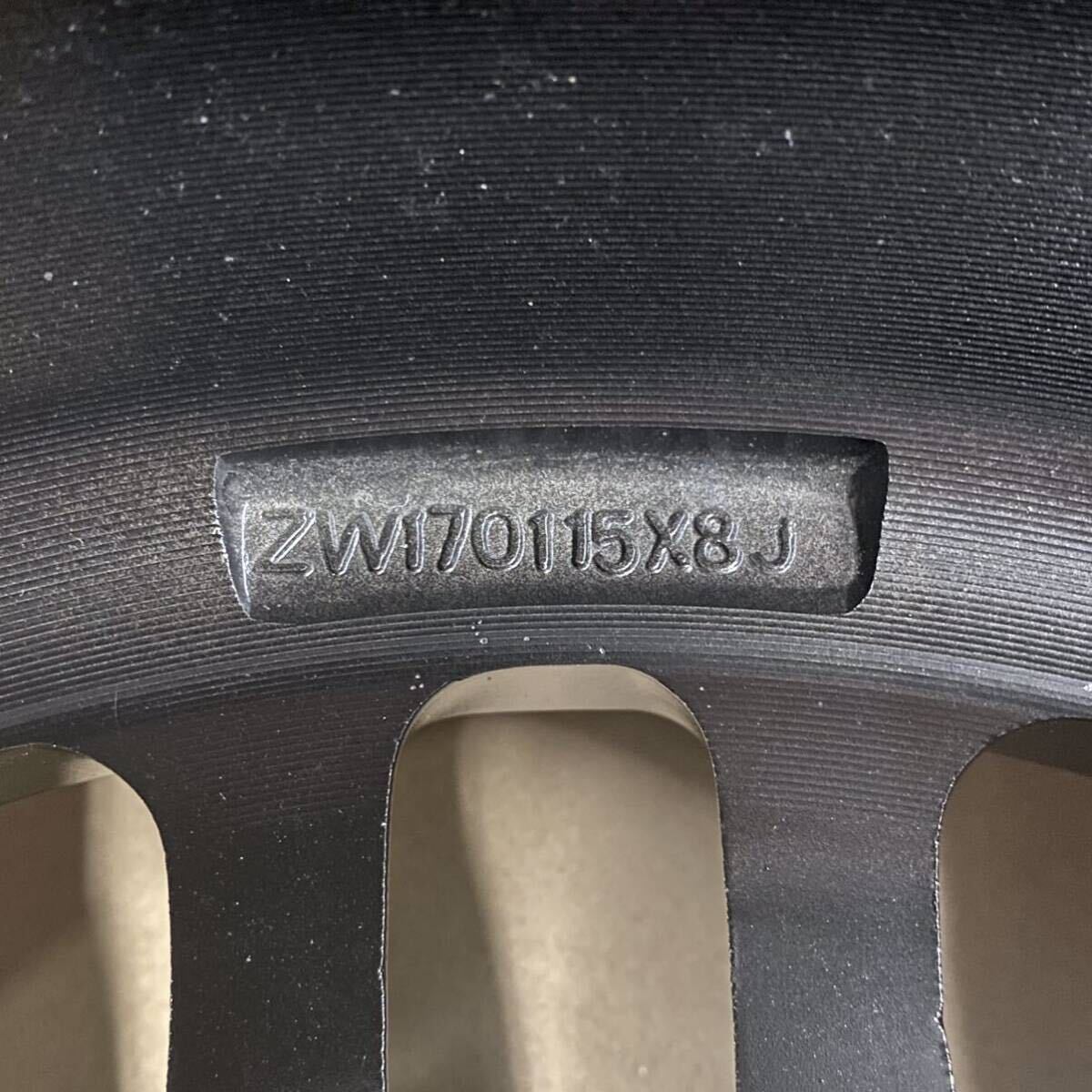 美品 ステルスレーシング コマンダー01 ZW170115X8J 15インチ 4H ET25 PCD100 ディープリム ホイール サクシード プロボックス シビックの画像7