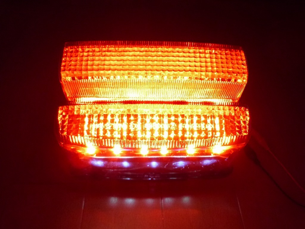 新品 LEDテールランプ クリアテール XJR400 XJR1200 台湾製 クリヤテールの画像8