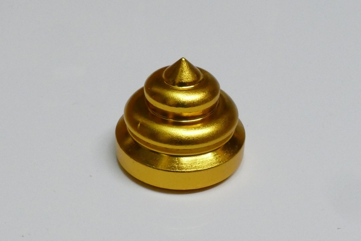  воздушный крышка клапана ... Gold желтый 4 шт золотой желтый цвет aluminium металлизированный воздушный клапан unchiunko