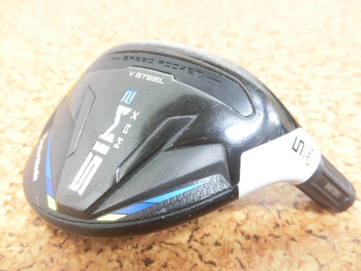 ヘッドのみ 接着タイプ♪TaylorMade テーラーメイド SIM2 MAX RESCUE ユーティリティ 5U 106㏄ ロフト角 25° 重量 241g 中古品♪R0581の画像4