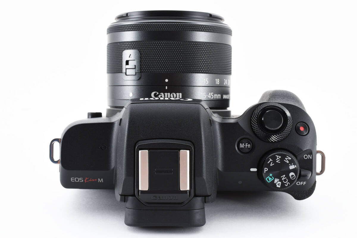 【美品】キャノン Canon EOS Kiss M 15-45mm レンズセット 《ショット数1000回以下》 AP120424A2974の画像9