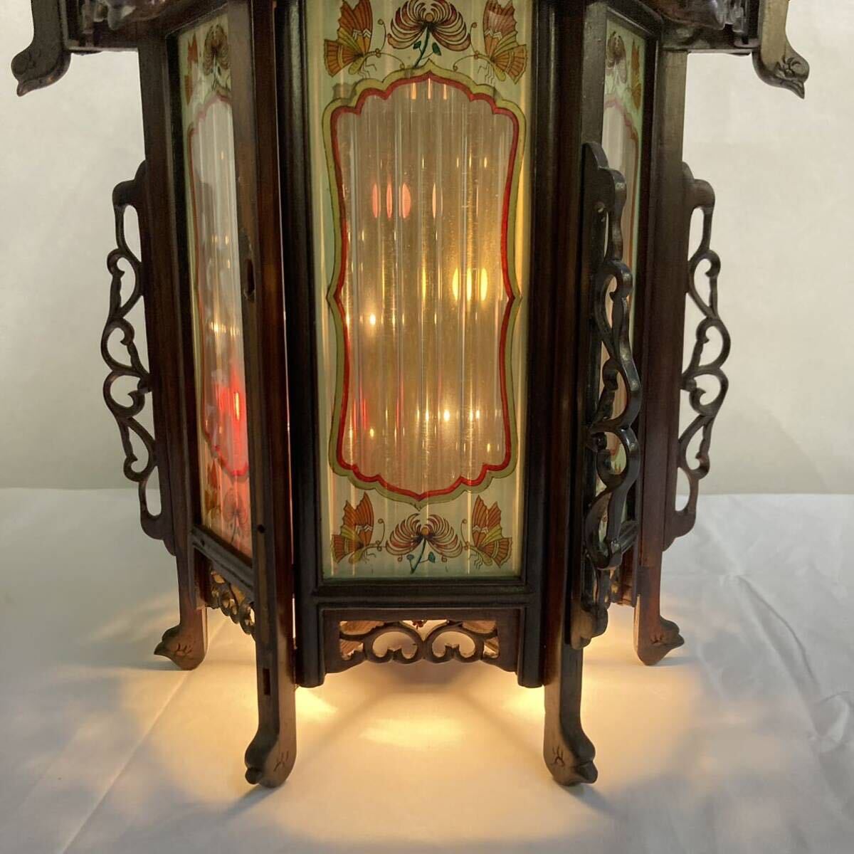  осветительное оборудование старый China лампа стекло большой античный подвешивание ниже 