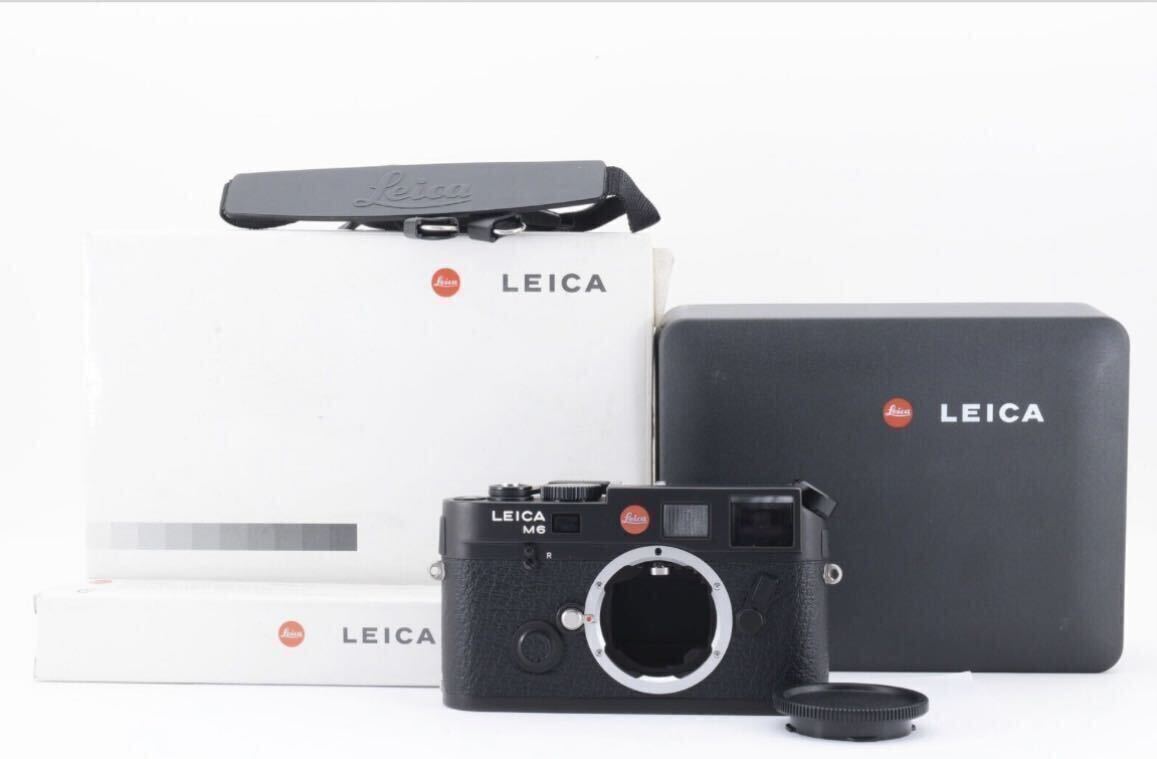 【美品.動作詳細有】Leica M6 TTL 0.72 ブラック レンジファインダー フィルムカメラ 純正元箱.ストラップ付 SN2479691_画像1