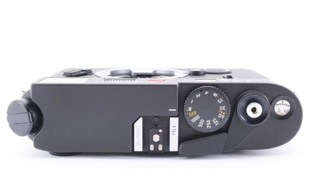 【美品.動作詳細有】Leica M6 TTL 0.72 ブラック レンジファインダー フィルムカメラ 純正元箱.ストラップ付 SN2479691_画像7