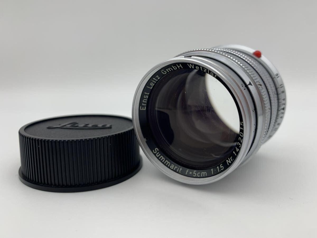 【動作品】Leitz Summarit 5cm f1.5 ライカ Mマウント レンズの画像1