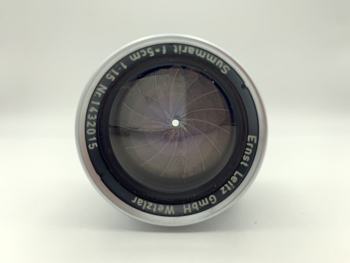 【動作品】Leitz Summarit 5cm f1.5 ライカ Mマウント レンズの画像6
