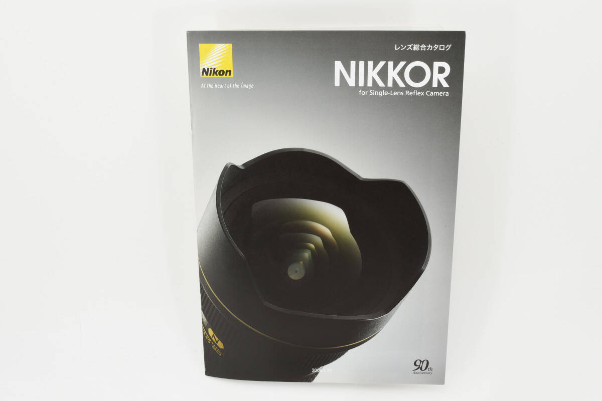  postage 360 jpy [ rare article superior article ] Nikon NIKKOR LENS 2008.1.29 commodity catalog pamphlet flyer camera including in a package possibility #8966