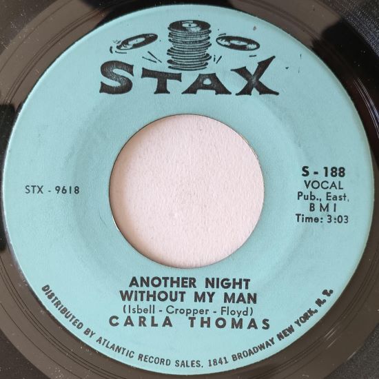 ★ Carla Thomas【US盤 Soul 7" 】Let Me Be Good To You / Another Night Without My Man (STAX S-188) 1966年の画像2