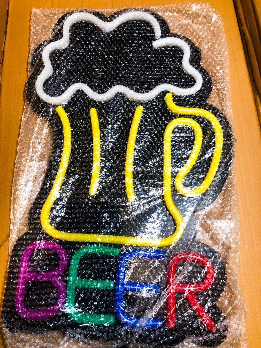 LED ライトサイン 【BEER】 ネオン ビール イルミネーション インテリア Bar cafe beer アメリカン 雑貨