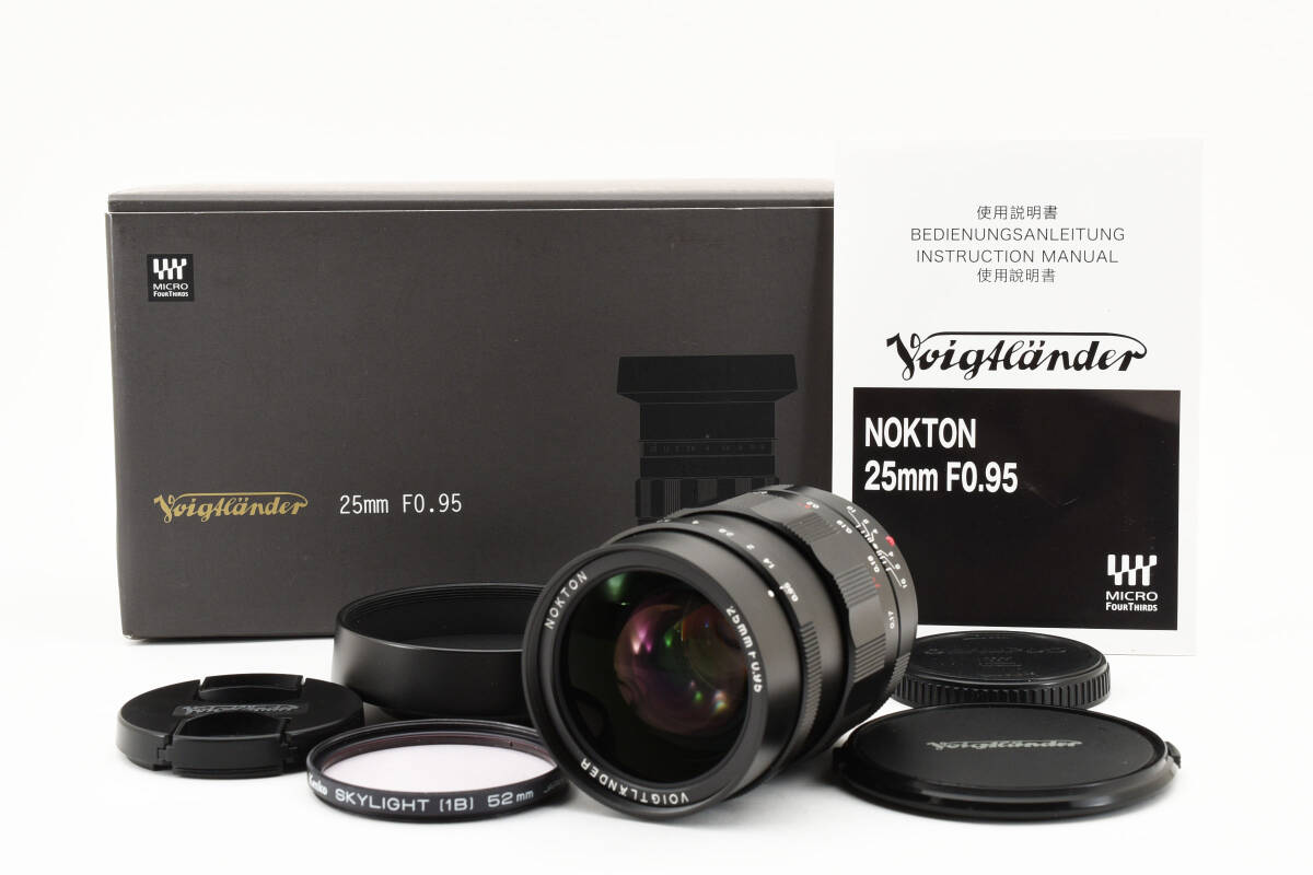 極上品 COSINA コシナ Voigtlander フォクトレンダー NOKTON ノクトン 25mm F0.95 マイクロフォーサーズ #1286_画像1