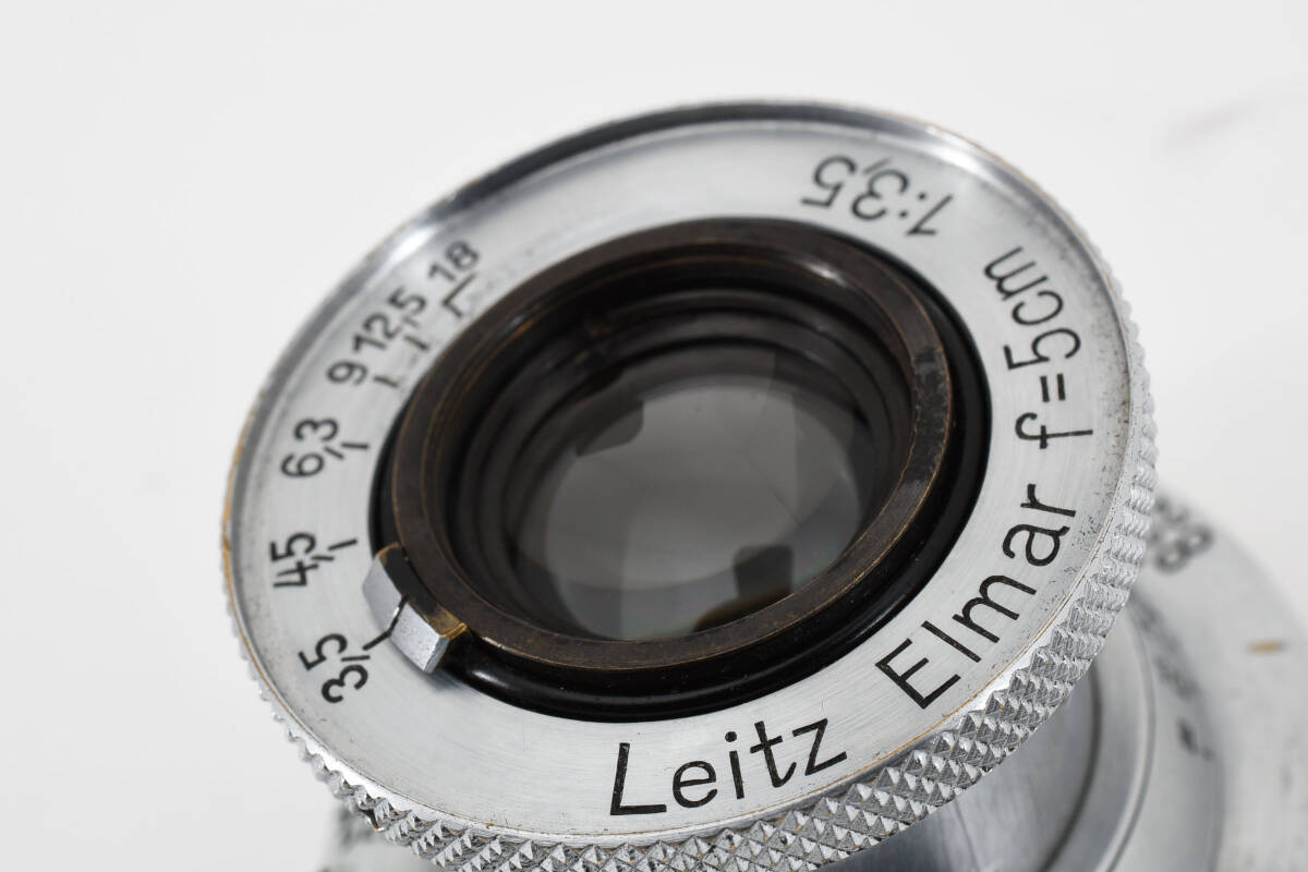 Leica Elmar 5cm F3.5 ライカ エルマー キャップ Lマウント L39 Leitz Wetzlar ライツ #1294の画像9