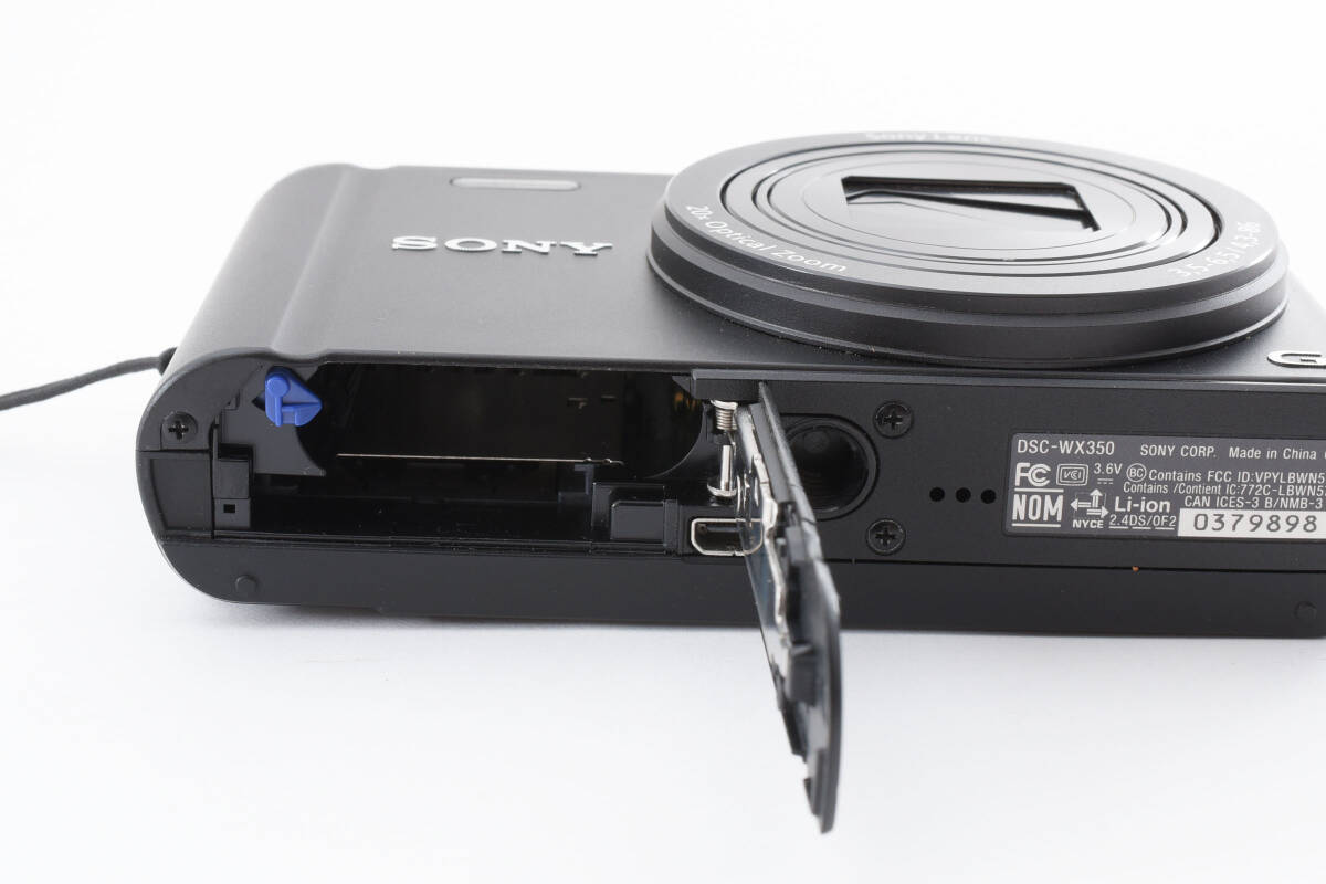 美品 ソニー Sony Cyber-shot DSC-WX350 ブラック コンパクトデジタルカメラ #1293_画像8