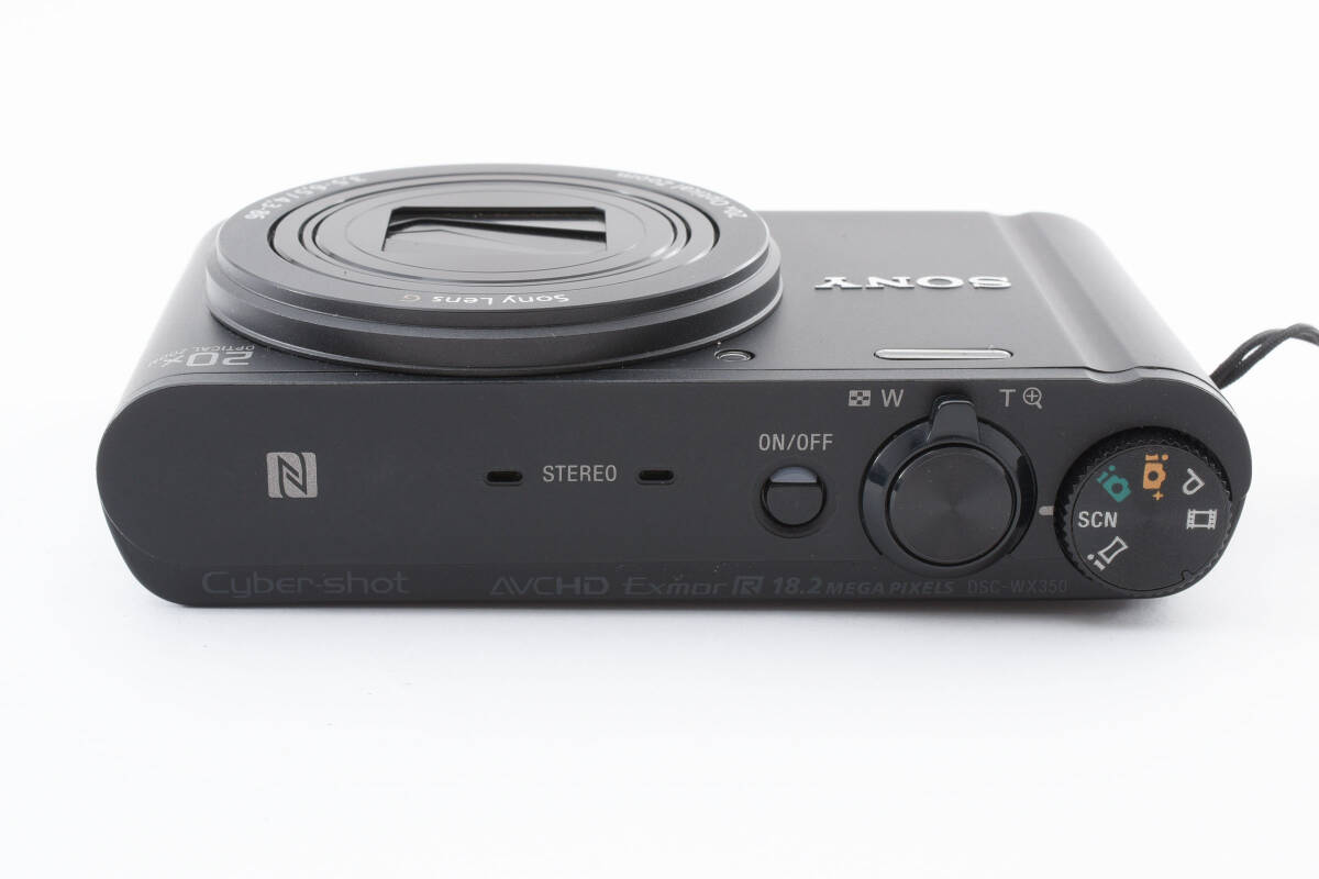 美品 ソニー Sony Cyber-shot DSC-WX350 ブラック コンパクトデジタルカメラ #1293_画像6