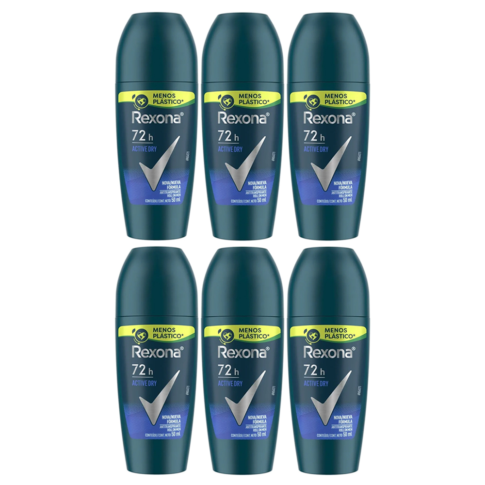 10％OFF デオドラント ワキ用 Rexona メン アクティブ 50ml×6個 RX04