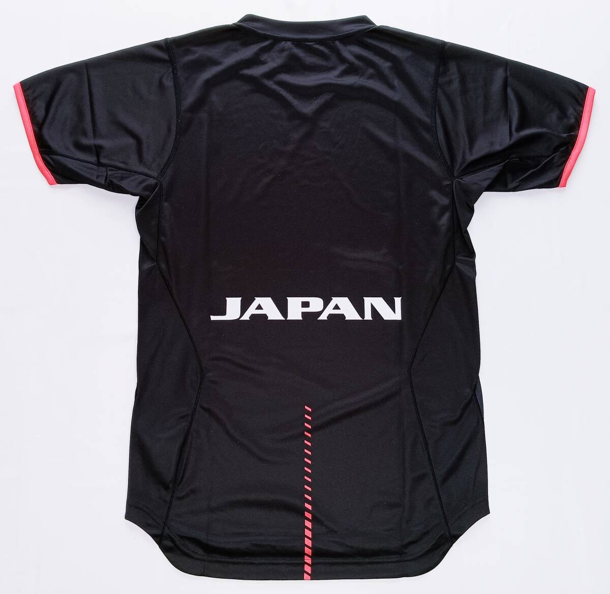 新品タグ付き！asics製 JAPAN ハンドボール日本代表 半袖レプリカウェア(黒 M-L相当)_画像3