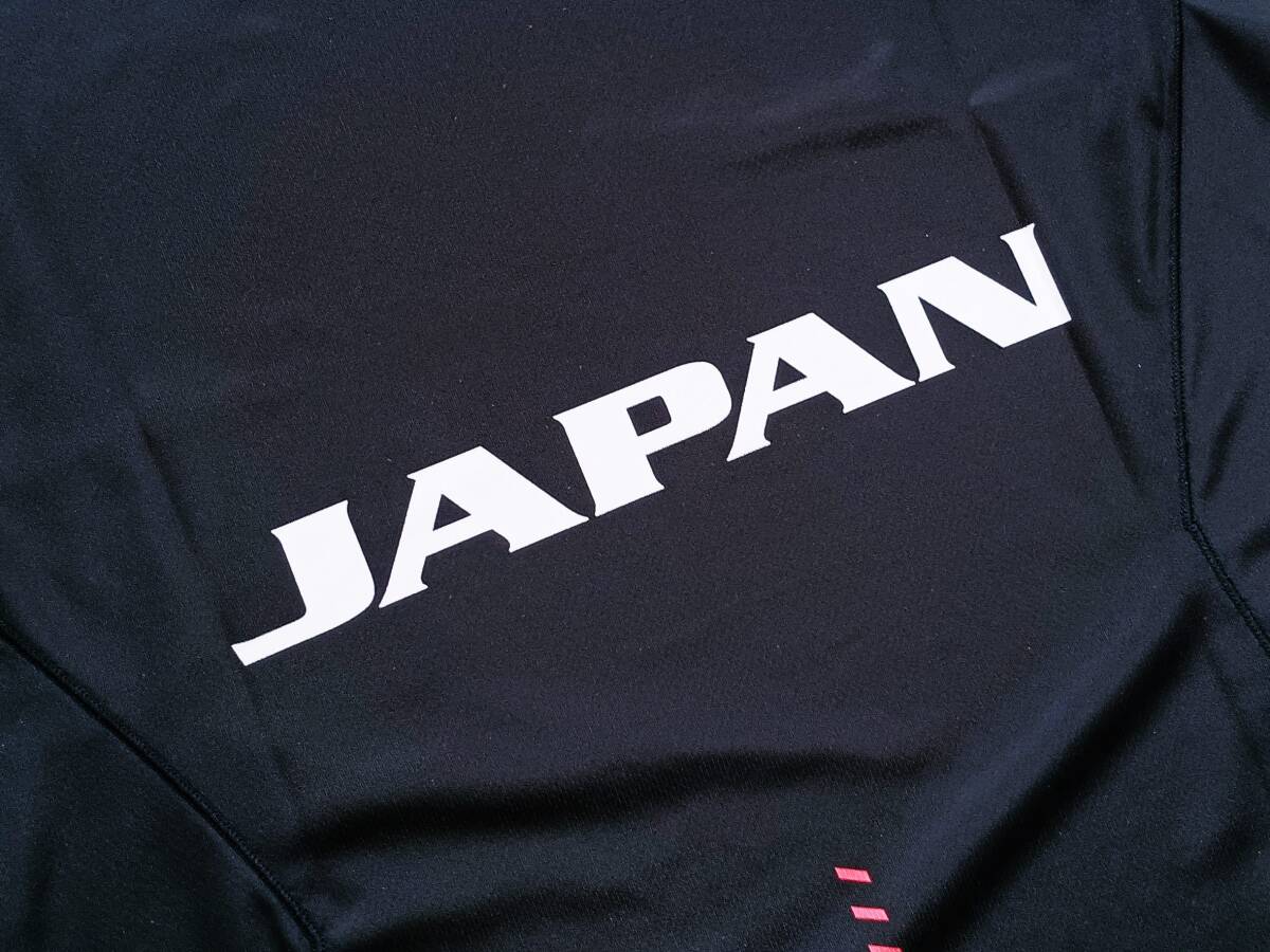 新品タグ付き！asics製 JAPAN ハンドボール日本代表 半袖レプリカウェア(黒 M-L相当)_画像8