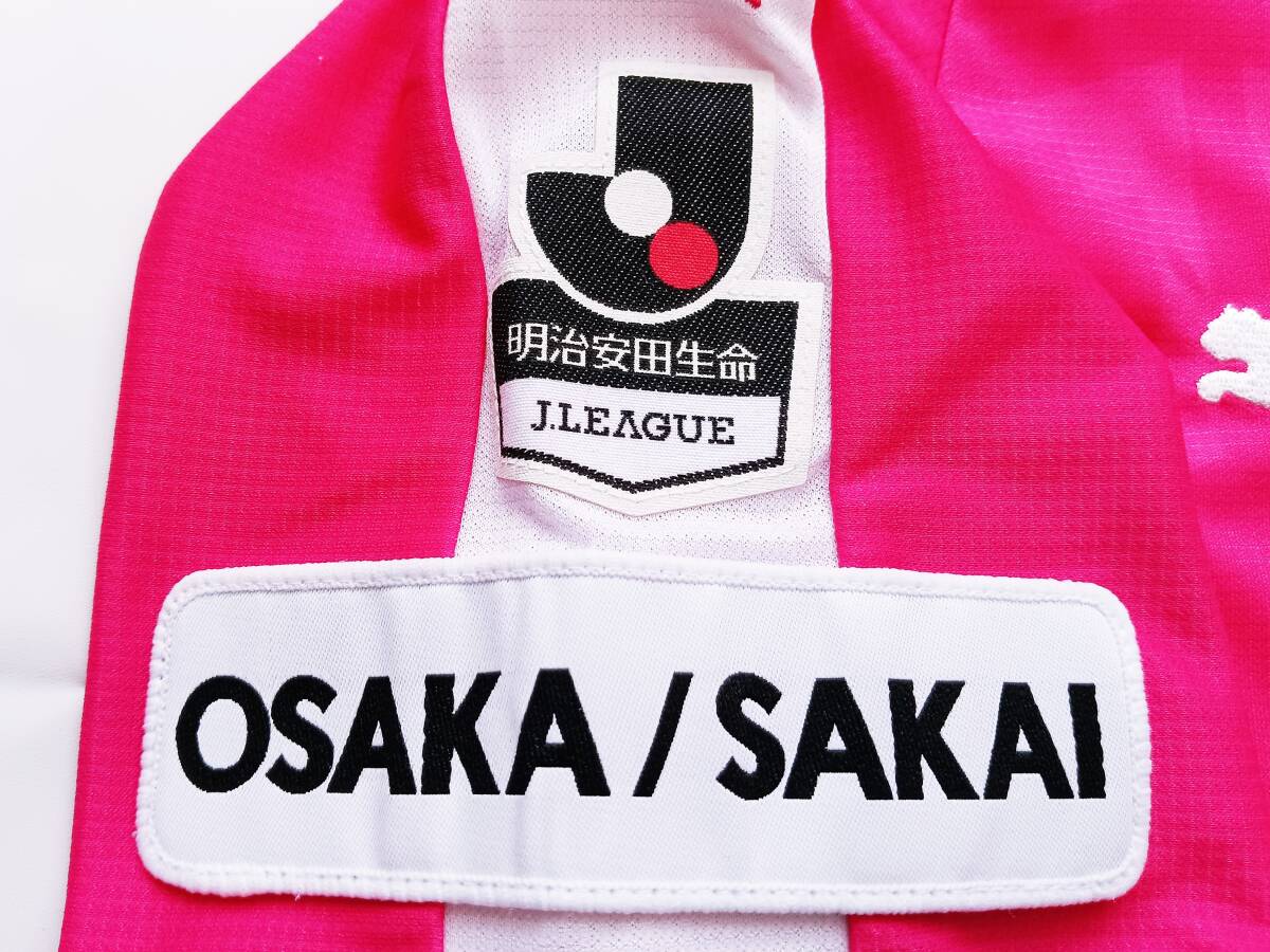 2018 CEREZO OSAKA セレッソ大阪 1st 杉本健勇選手 No.9 半袖オーセンティックレプリカ(M相当)の画像4