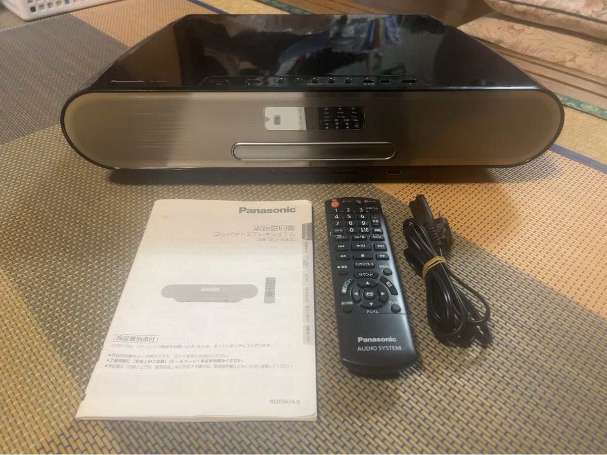 Panasonic パナソニック コンパクトステレオシステム SC-RS55 動作品