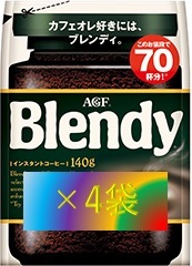 AGF ブレンディ 袋 140g×4袋 （インスタント コーヒー 30 70 80 200 味の素 Blendy）の画像1