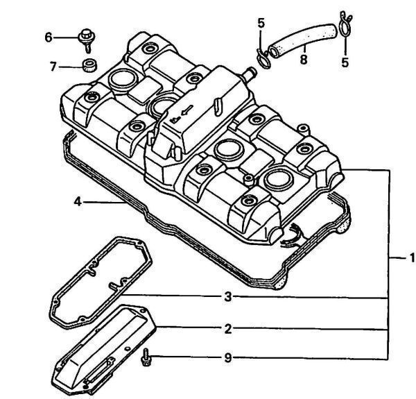 64チタン ヘッドカバーボルト8本セット(ホンダ純正部品90002-MR7-000相当) VFR750R(RC30) 90002-MR7-000の画像6