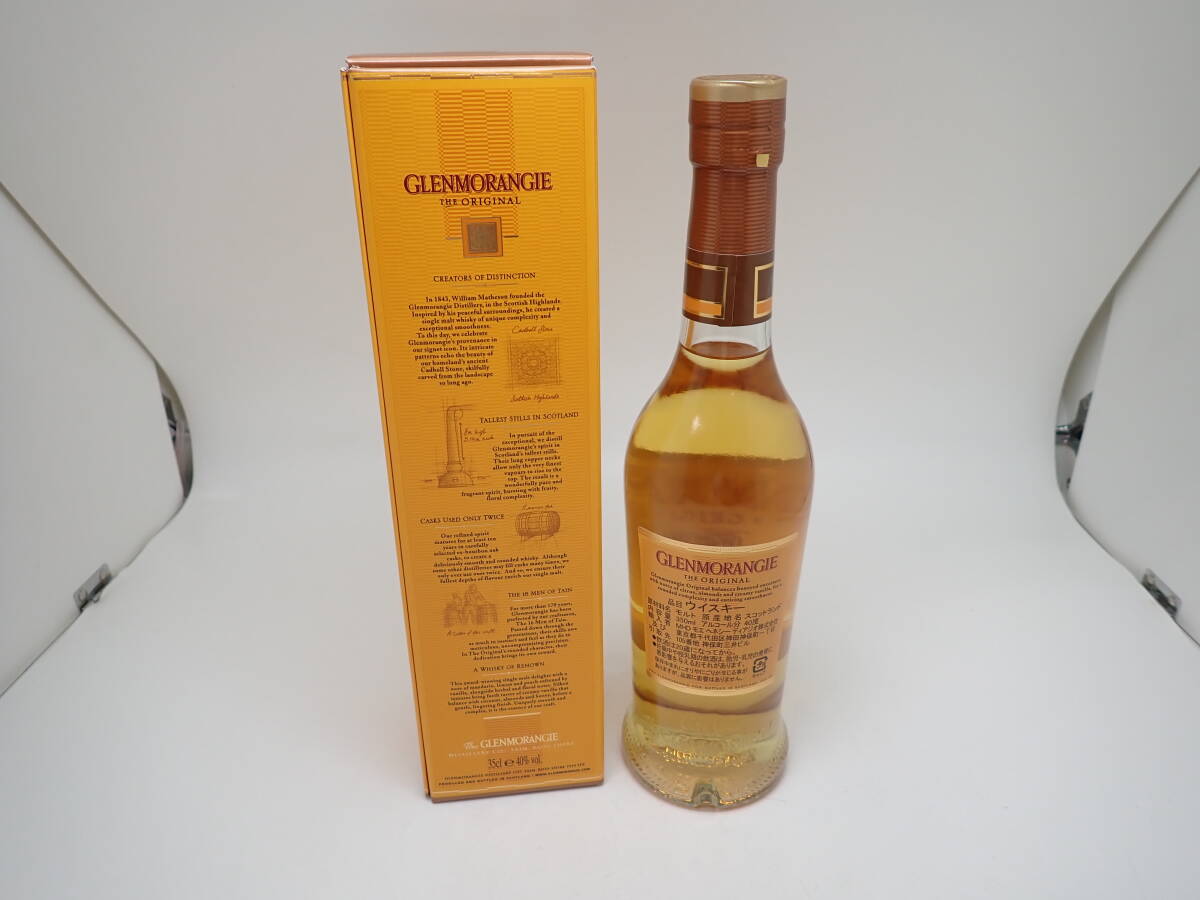 45146 ★ GLENMORANGIE グレンモーレンジ オリジナル 10年 ハーフボトル ウイスキー 350ml 40% 箱付 ★ 未開栓の画像2