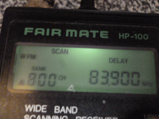 FAIR MATE 高感度 広帯域航空無線受信機 HP-100 附属多数 美品作動ジャンクの画像4