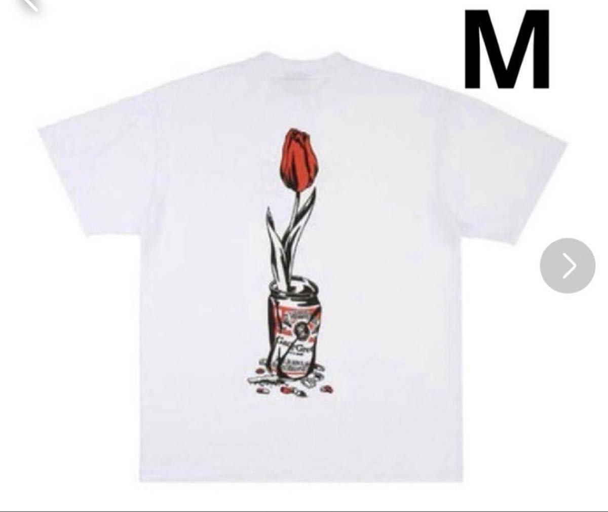 Wasted Youth FLOWER CAN TEE  White M