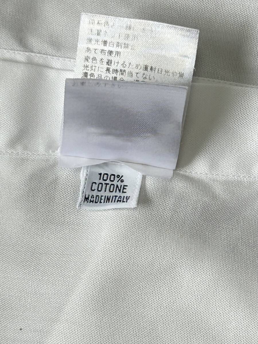 FINAMORE フィナモレ BDシャツ 白 サイズ３９ー１５1/2の画像9