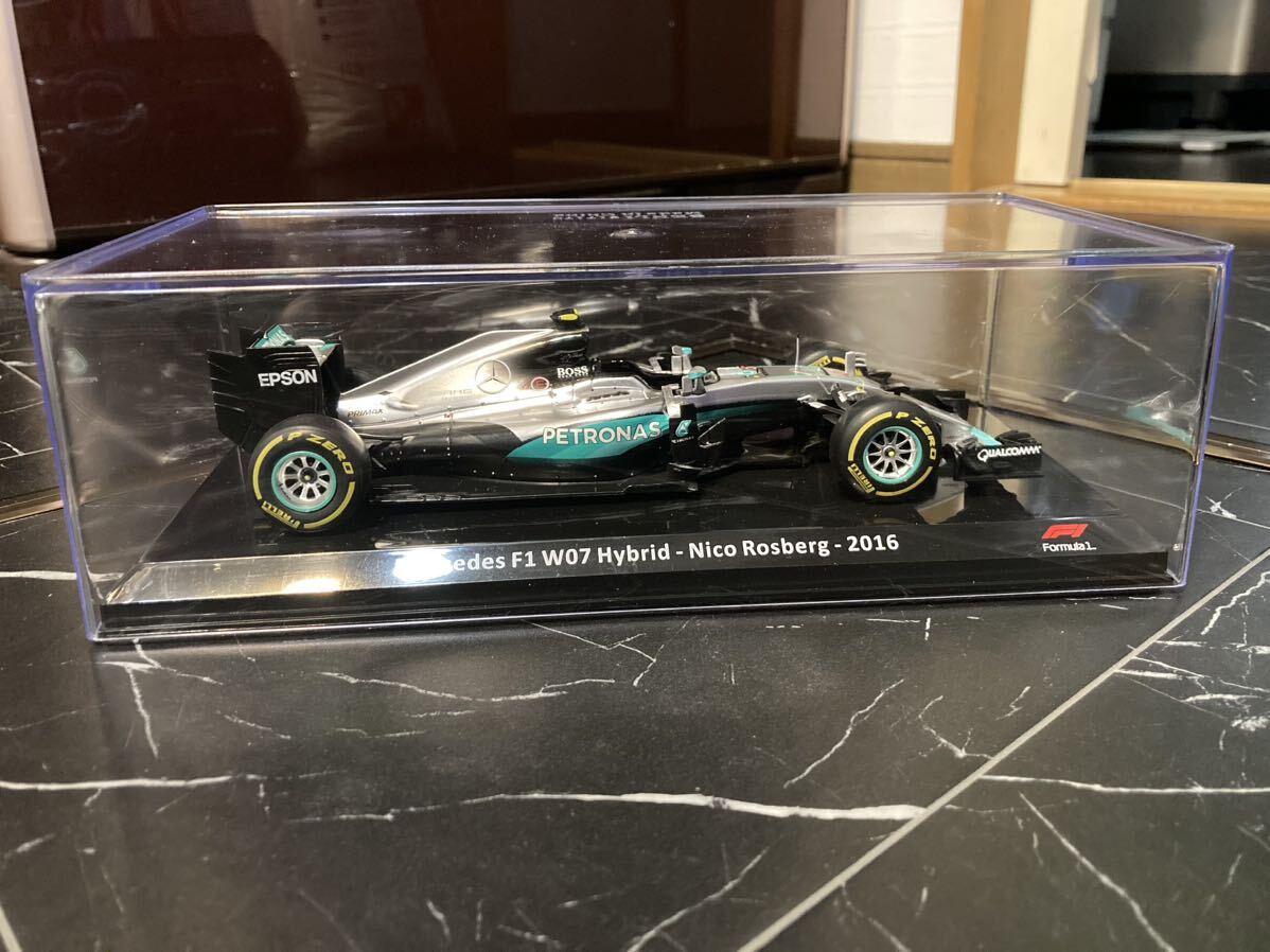 ビッグスケールF1コレクション メルセデス W07ニコ ロズベルグ 2016年 デアゴスティーニ DeAGOSTINI 1/24 完成品 の画像1