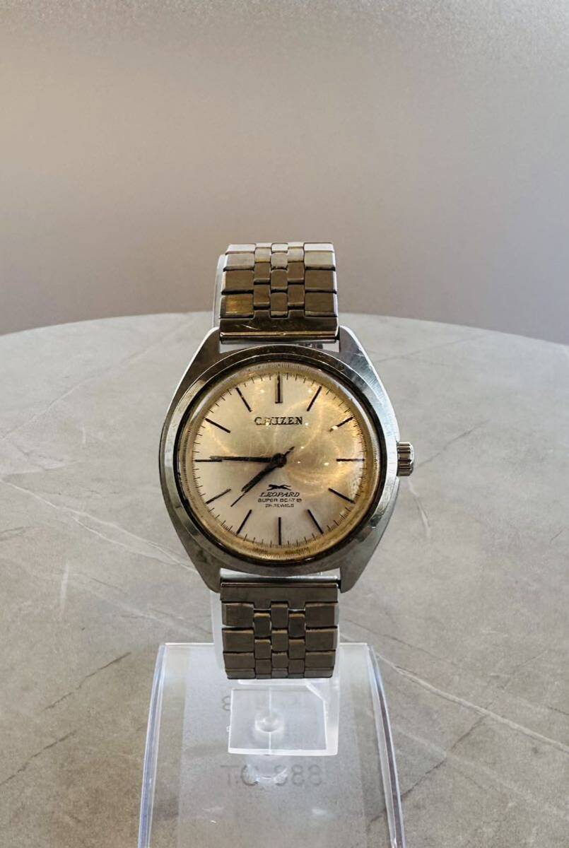 CITIZEN シチズン 腕時計 レオパード シルバー クォーツ 保管品の画像1