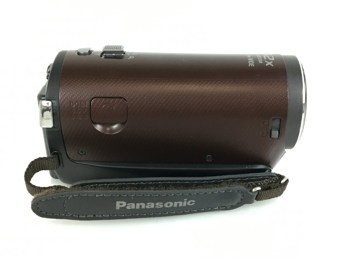 パナソニック Panasonic デジタルハイビジョンビデオカメラ TM45 内蔵メモリー32GB ブラウン HDC-TM45 中古 wa◇105の画像3
