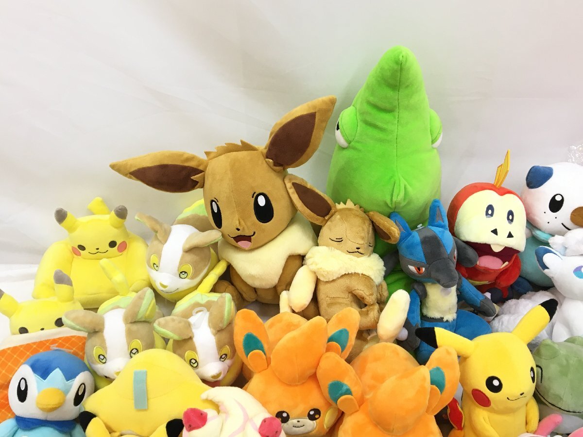 【現状品】ポケットモンスター ポケモン ポケモンセンター 三英貿易 ぬいぐるみ まとめ セット ピカチュウ イーブイ ヤドン 他 wa◇61の画像2