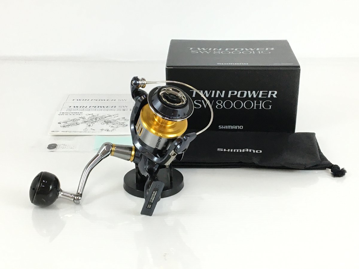 シマノ SHIMANO 15ツインパワーSW 8000HG スピニングリール リール 釣り 中古 T6908 wa◇119の画像1