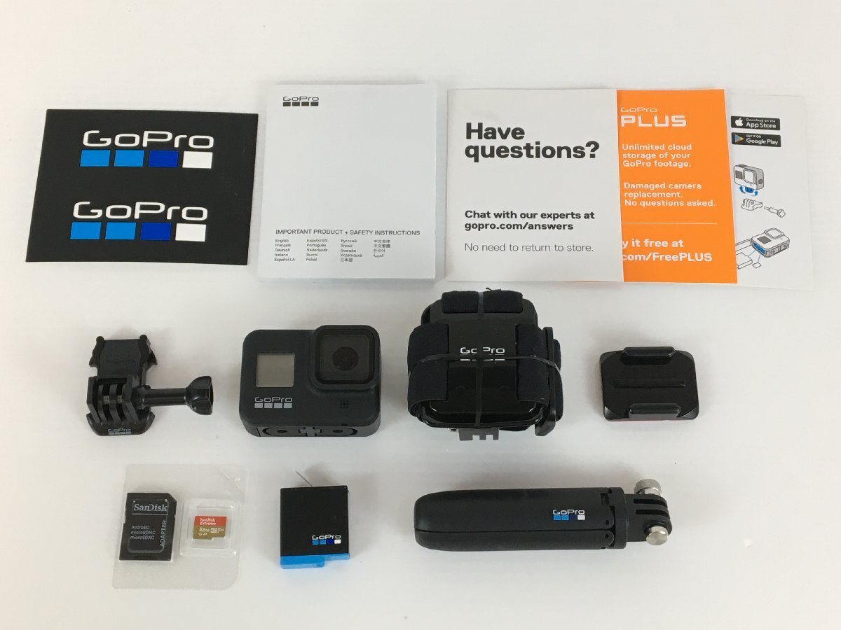 【ジャンク品】GoPro HERO 8 black 他周辺機器 セット まとめ K9908 wa◇105の画像1