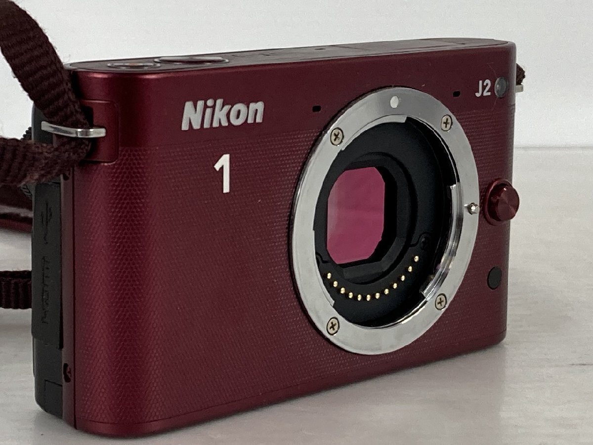 rh Nikon 1 J2 Nikon ニコン ミラーレスカメラ 10-30mm D33697 デジタルカメラ バッテリー/ストラップ/カバー付属 hi◇105_画像2