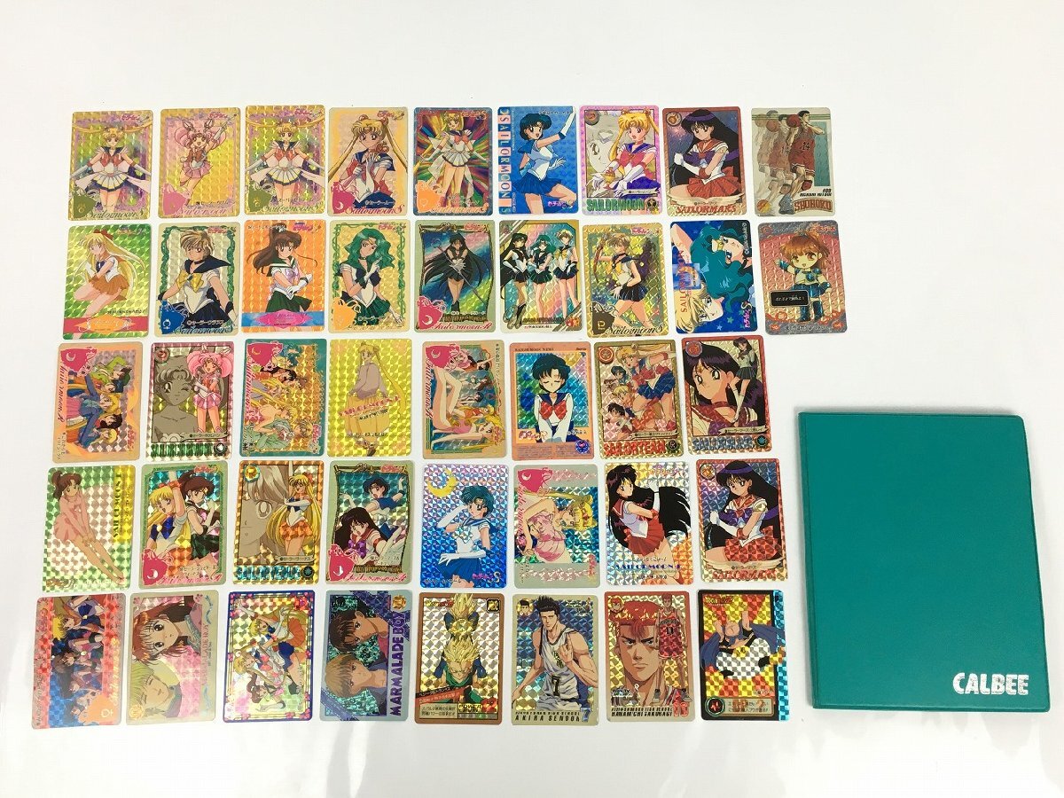 [ junk ] Sailor Moon other card summarize set binder - attaching Dragon Ball Slam Dunk ma-mare-do Boy wa*62