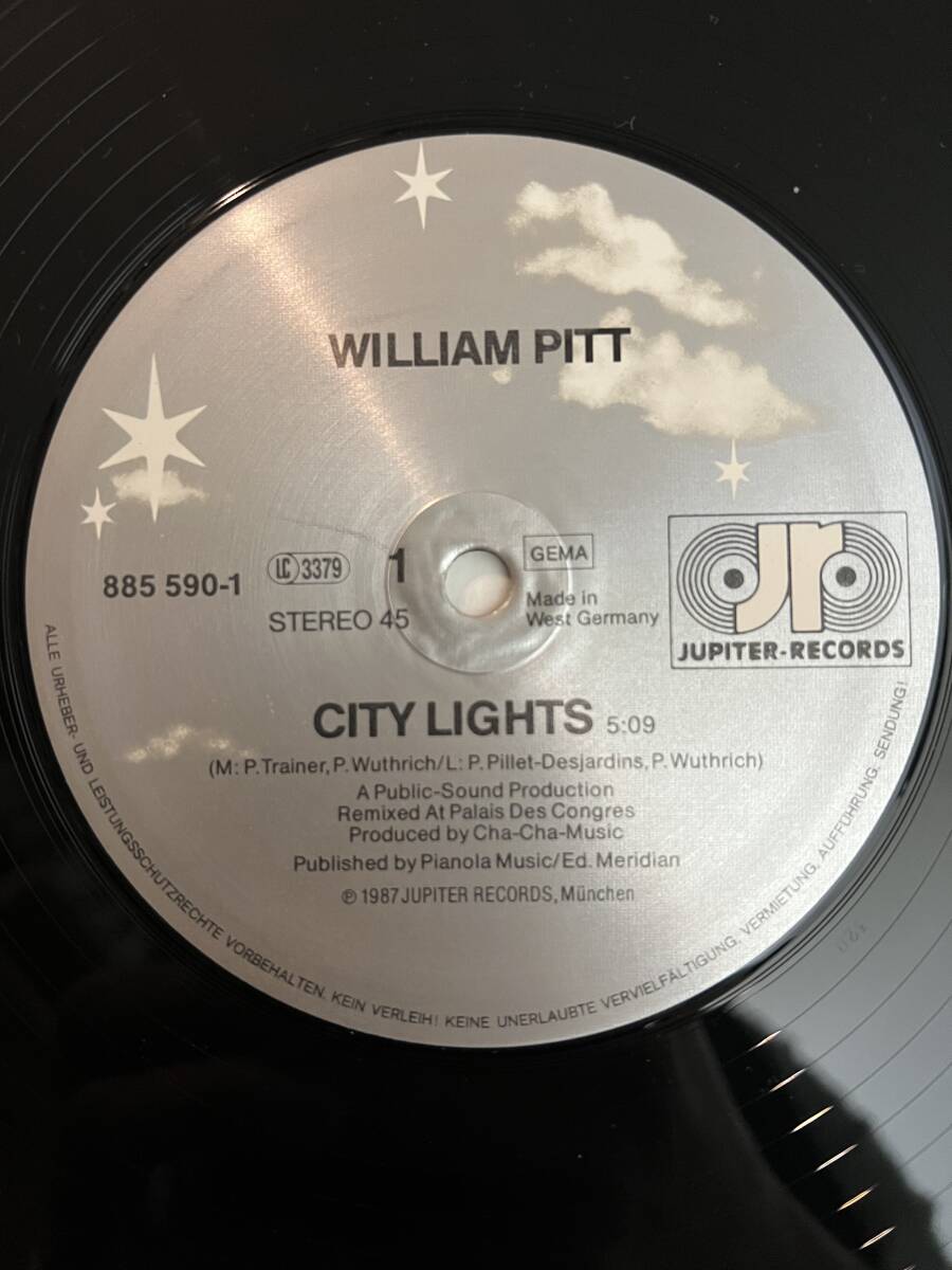 12インチ William Pitt - City Lights バレアリック DJ Harvey Masanori Ikeda_画像3