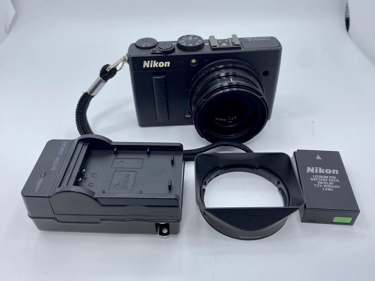 Nikon デジタルカメラ COOLPIX A DXフォーマットCMOSセンサー搭載 18.5mm f/2.8 NIKKORレンズ搭載 ABK ブラックの画像1