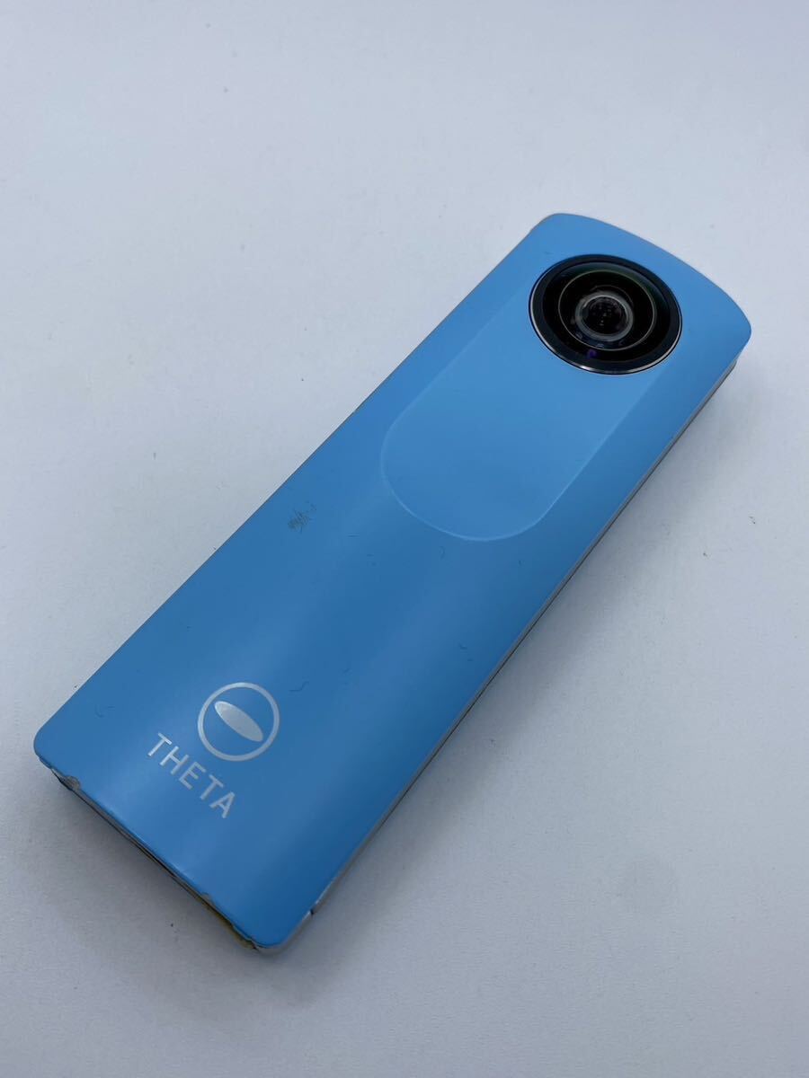 RICOH digital camera RICOH THETA m15 ( blue ) all heaven lamp 360 times camera 