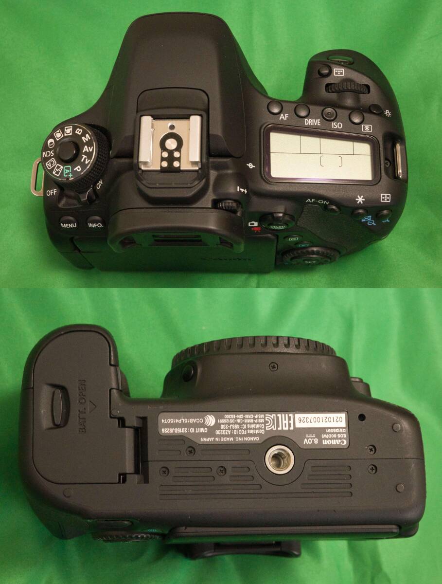  Canon Canon EOS 80D цифровой однообъективный зеркальный камера аккумулятор рукоятка и т.п. принадлежности есть прекрасный товар 