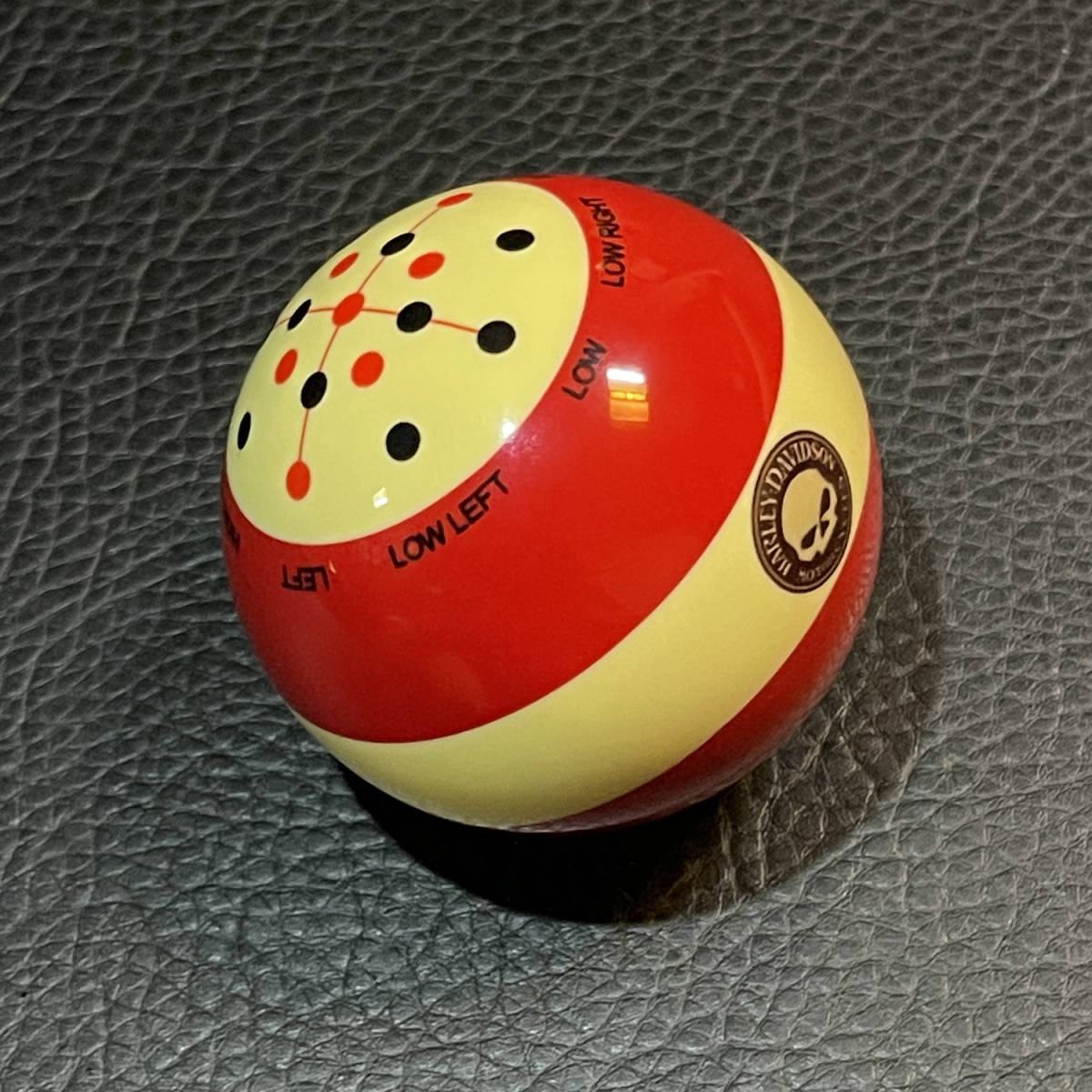 HARLEY DAVIDSON Harley Davidson Red/White billiards rice‐flour dumplings training ball Training Ball one next material use 