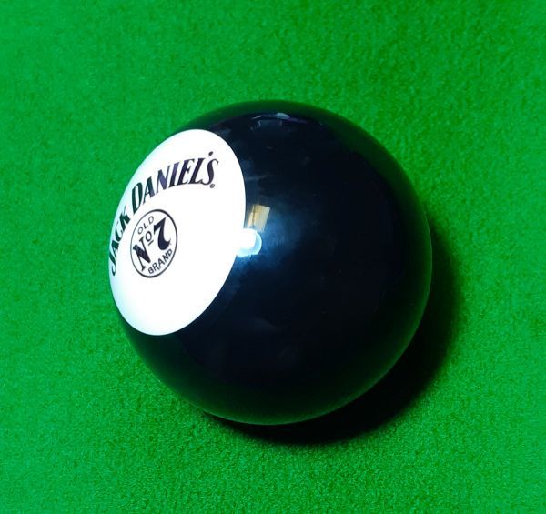  rare!JACK DANIEL\'S OLD No7 Jack Daniel black billiards 8 number? ball 