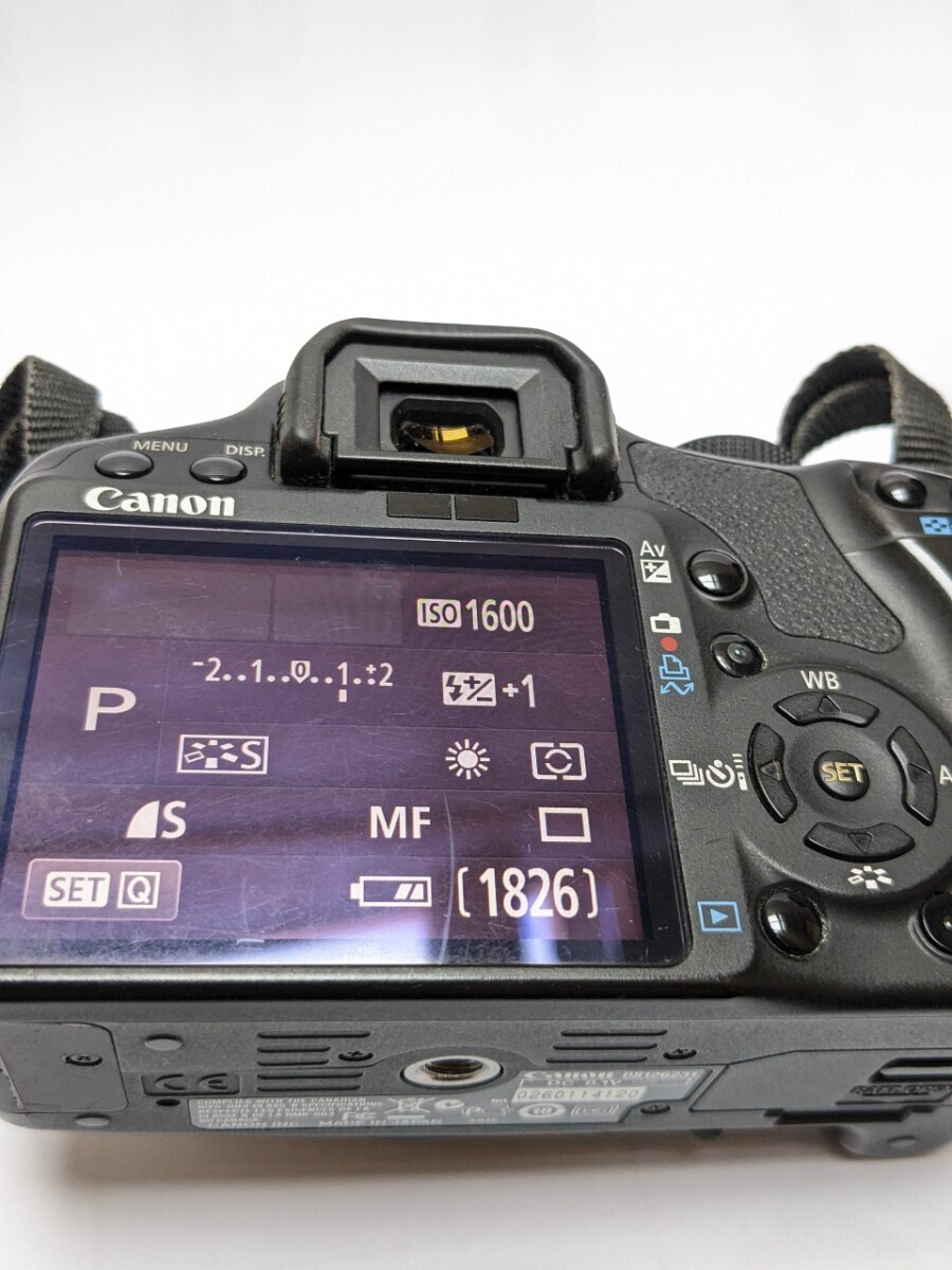 ジャンク Canon EOS KissＸ3 デジタル一眼レフカメラ セット_画像2