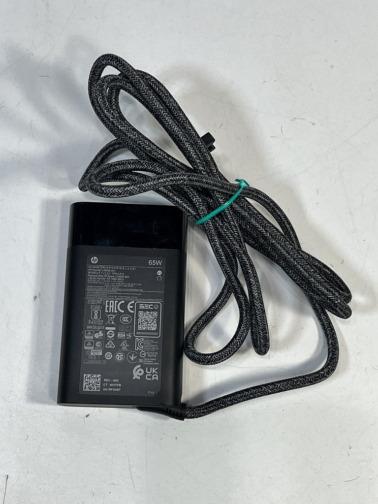 HP AC アダプタ 電源 コード USB-C L45962-001 USED 中古 R601_画像2