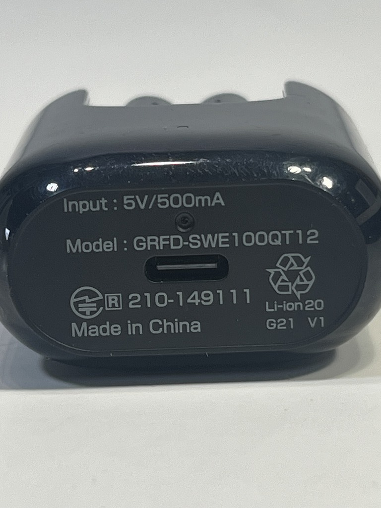 GRFD SWE100QT12 Bluetooth ワイヤレス イヤホン イヤフォン USED 中古 (R601-319の画像7