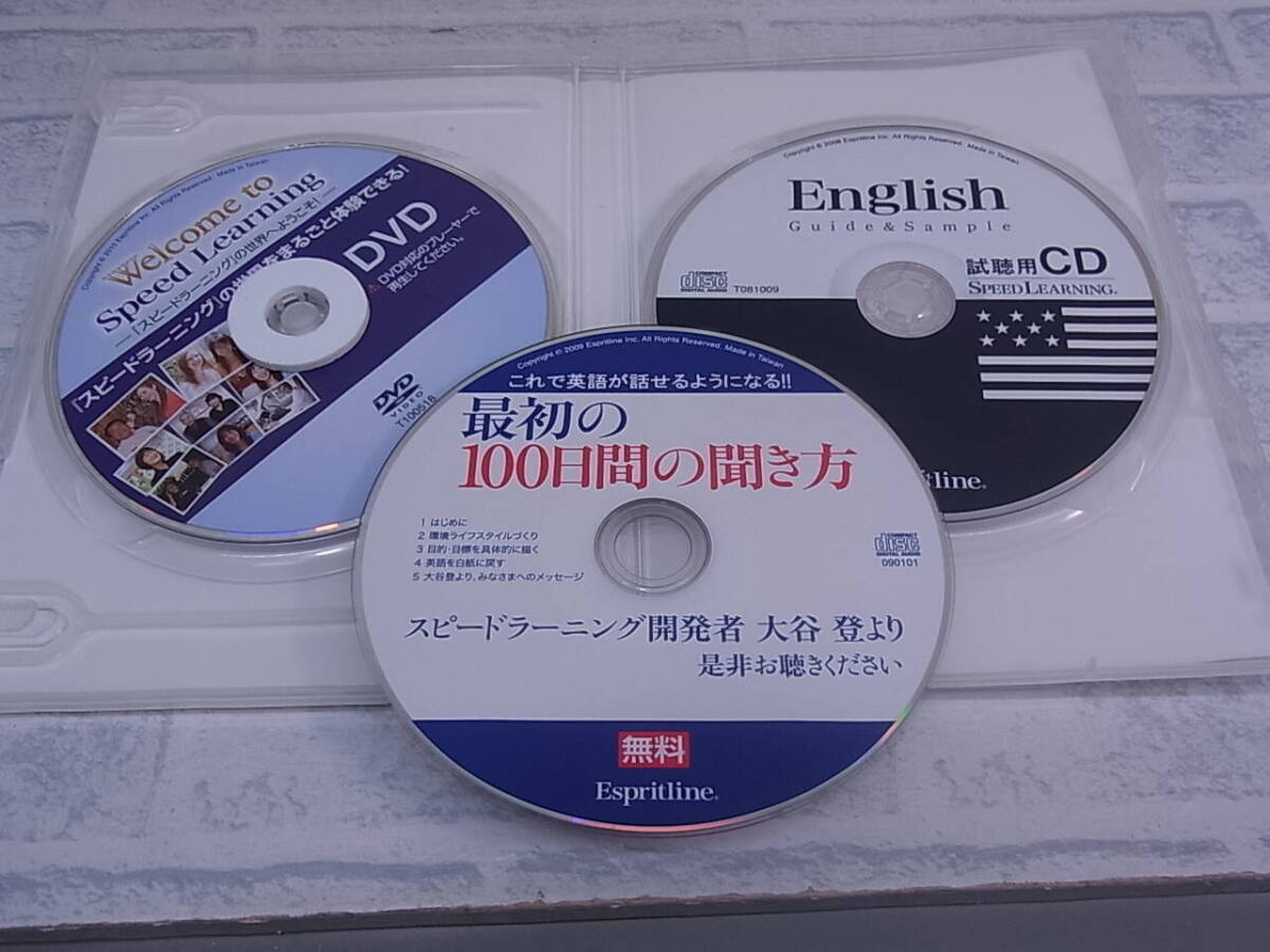 △H/025●CD＆DVD☆「スピードラーニング」の世界をまるごと体験できる！☆「スピードラーニング」の世界へようこそ！☆1DVD+2CD☆中古品_画像4